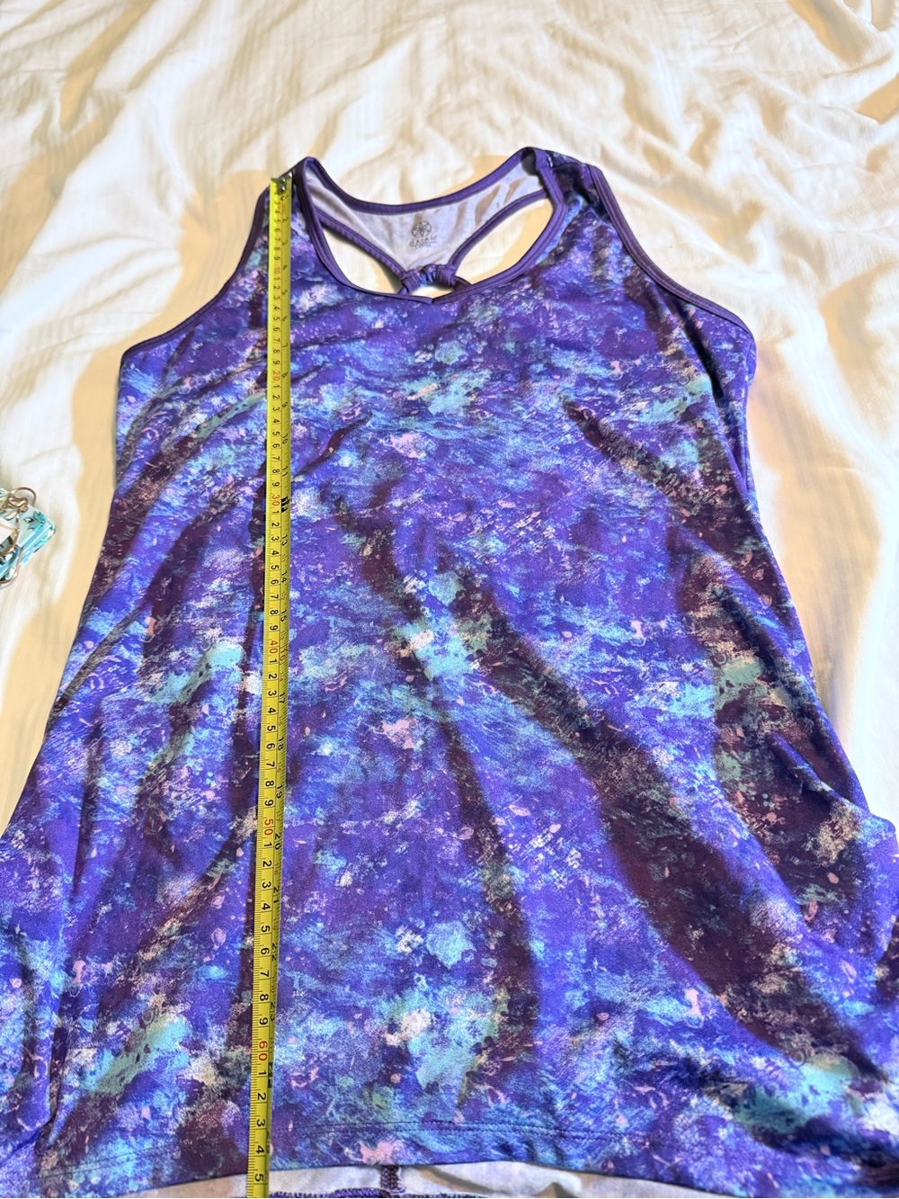 Gaiam Printed Racerback Workout Tank